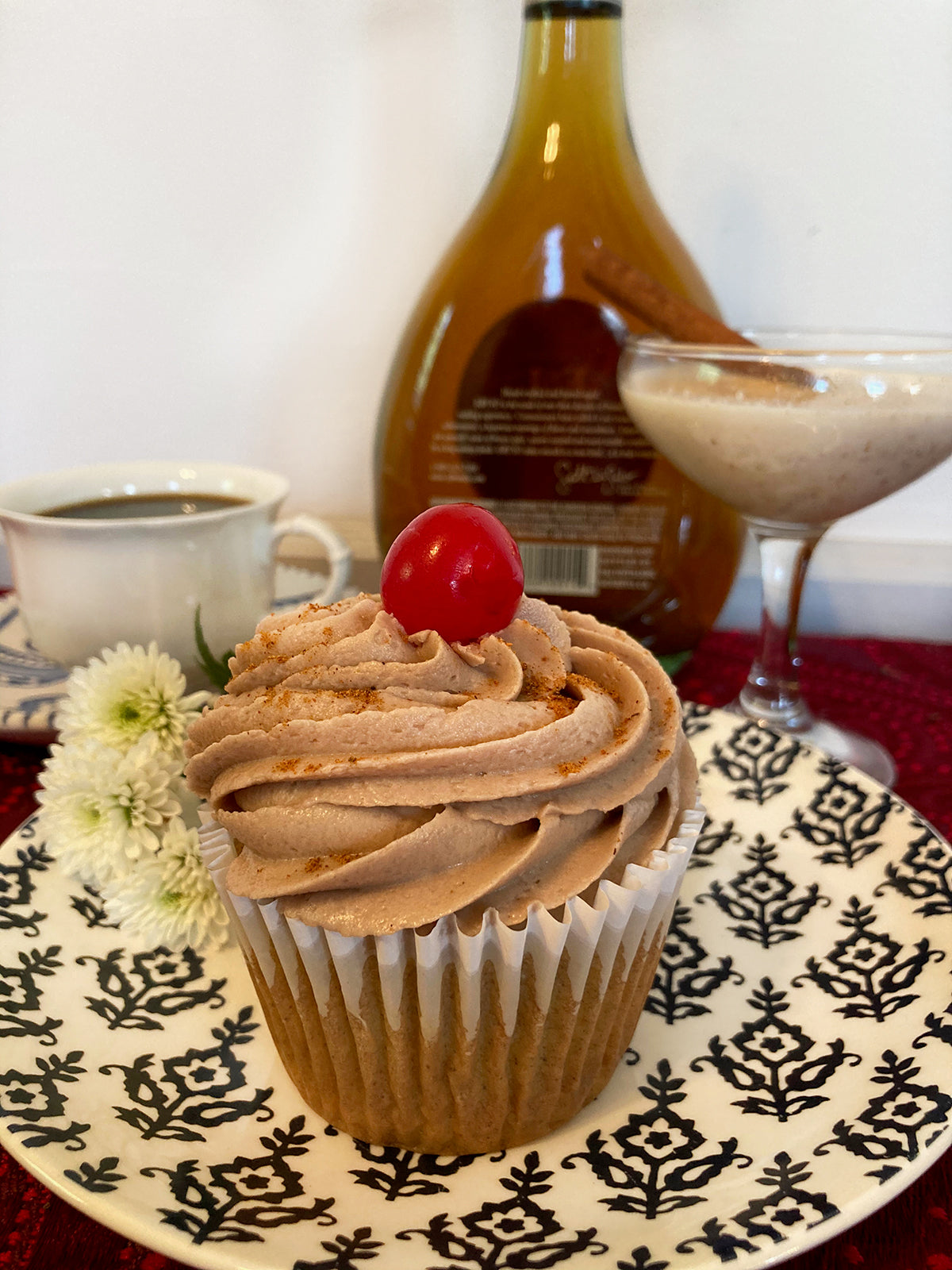 Brandy Alexander Coffee Cupcake