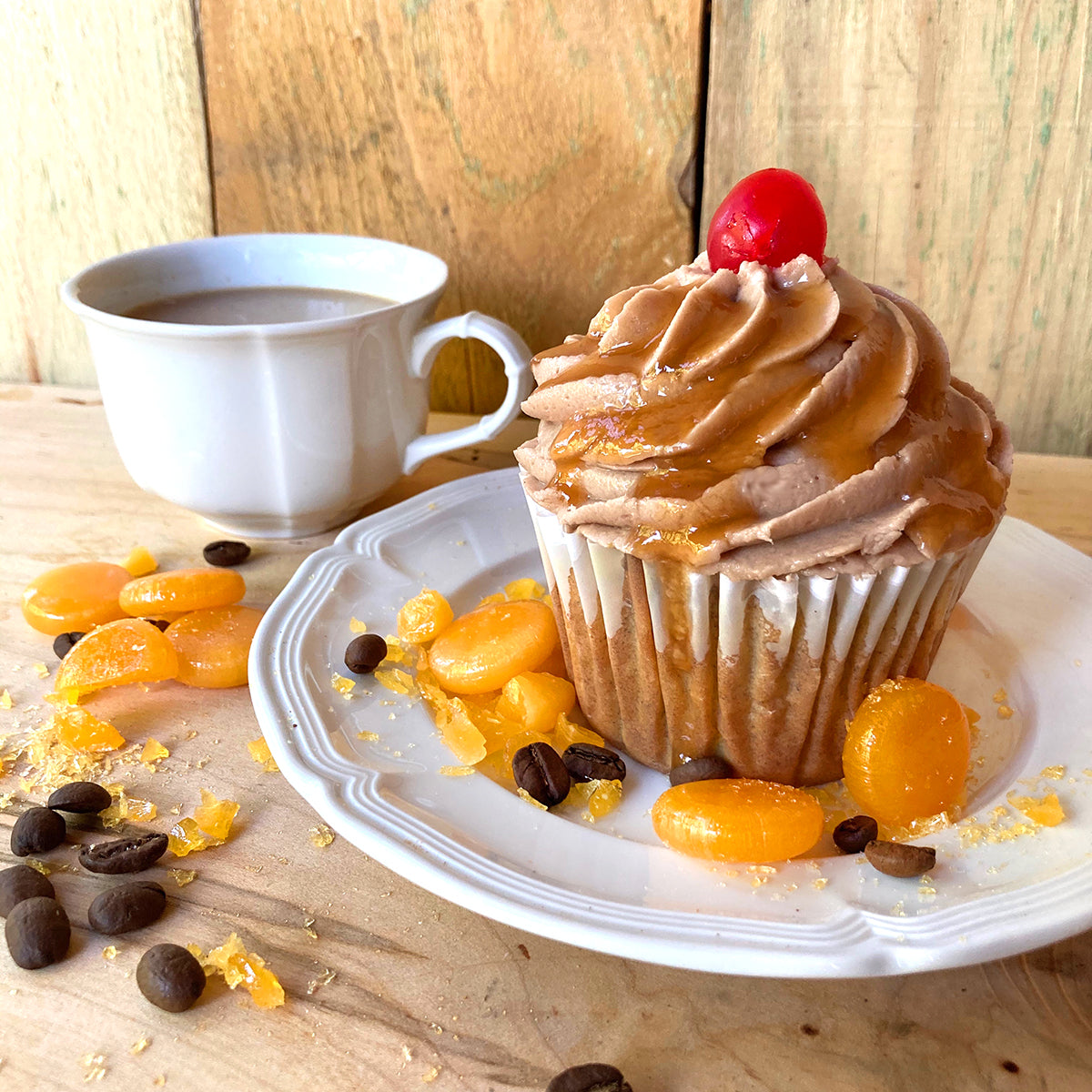 Buttery Nipple Coffee Cupcake