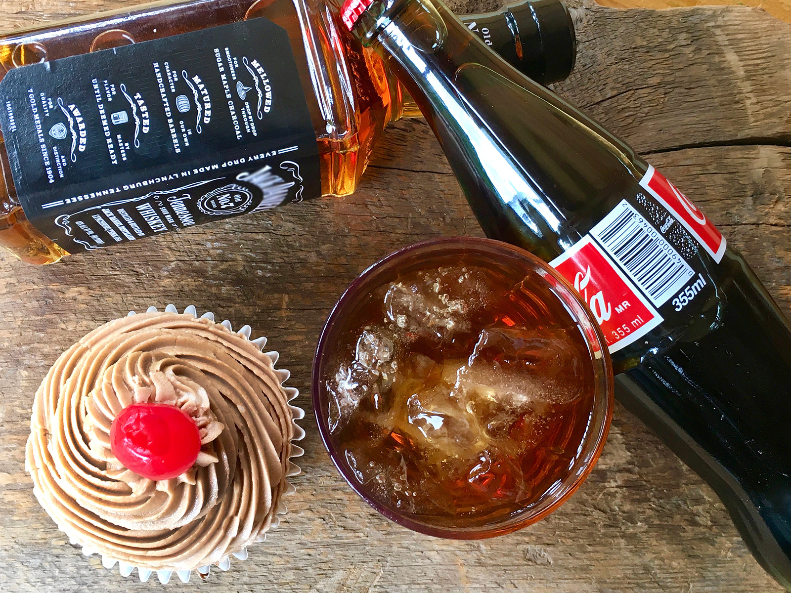 Classic Jack and Coke Cupcake