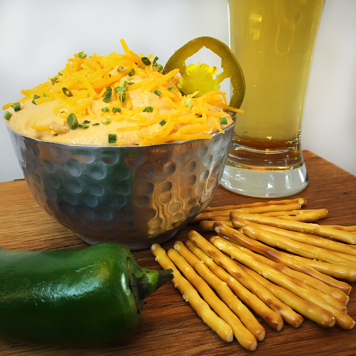 Fighting Frat Boy™: Beer & Bourbon Cheese Spread (Spicy Jalapeno)