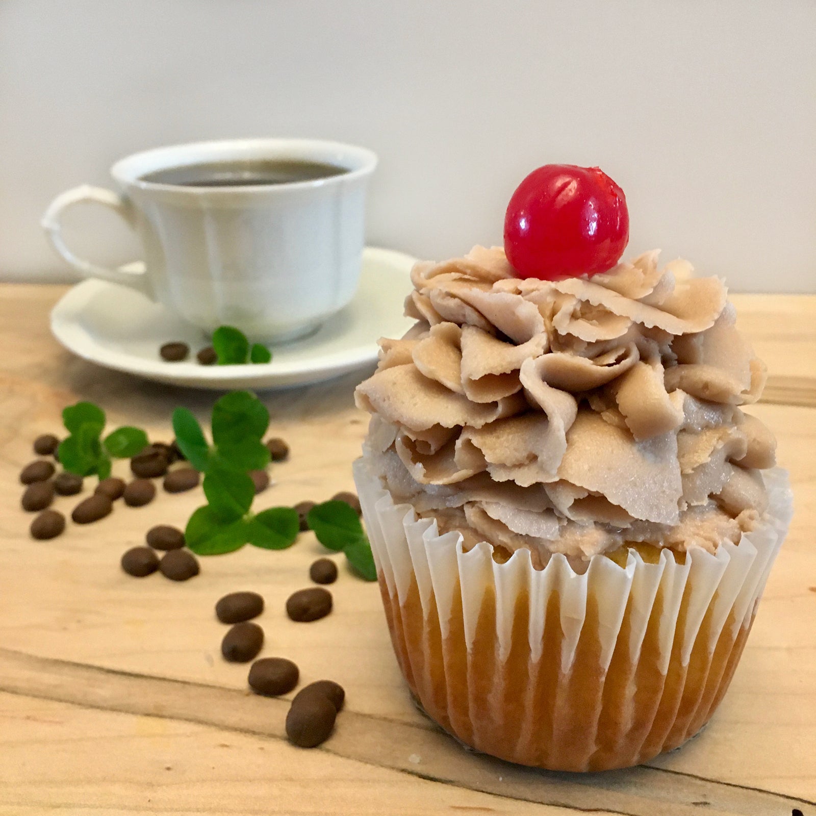 Black Irish Coffee Cupcake