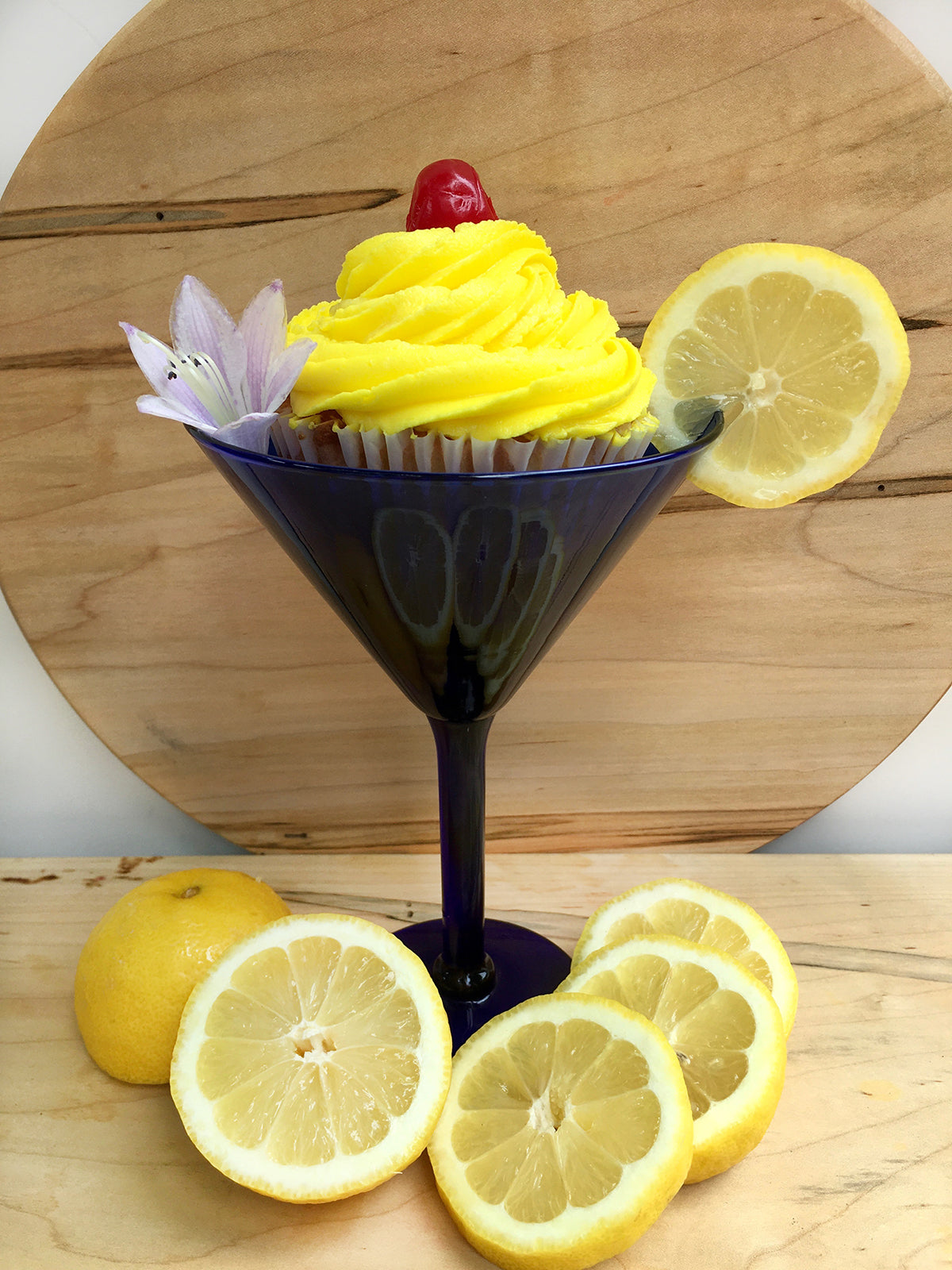 Lemon Drop Martini Cupcake