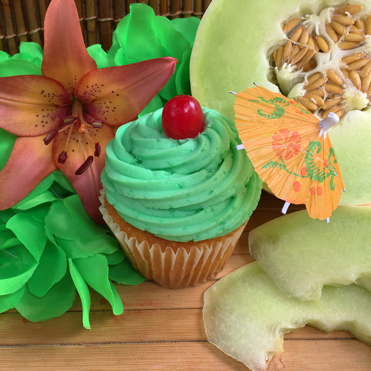 Melon Ball Cupcake