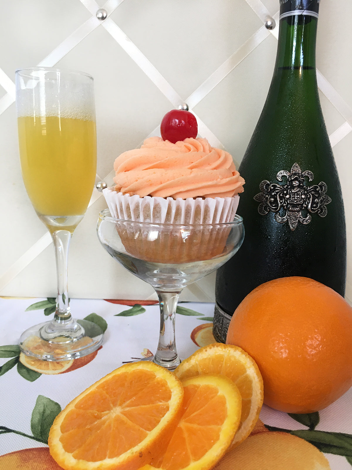 Champagne Mimosa Cupcake