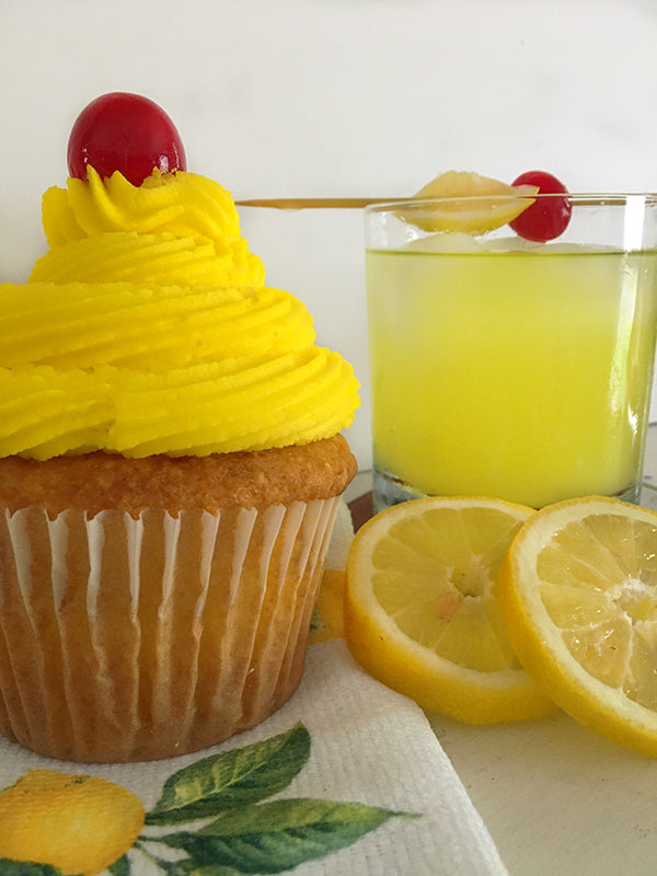 Whiskey Sour Cupcake